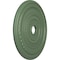 Ekena Millwork Cole Ceiling Medallion (Fits Canopies up to 9 1/8"), 25 3/8"OD x 3 3/8"ID x 1 3/8"P, Athenian Green CM25COAGF - alternate 2